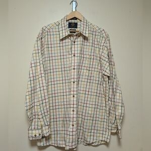 Viyella Plaid Button Down Shirt Men’s XL Traditional Fit
